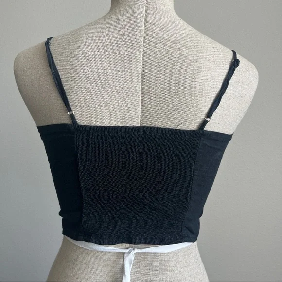 Brandy Melville Black Crop Top - Picture 2 of 6